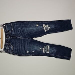 Hollister curvy high rise 27x25 mom jean